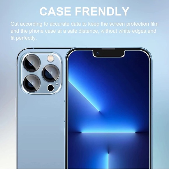 3 Pack Screen Protector With Camera Lens iPhone 14 Pro. - Picture 6 of 7